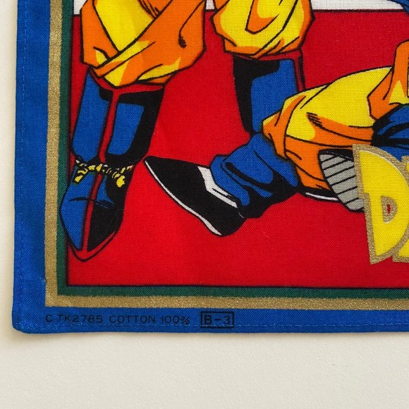 vintage 90s dragon ball Z DBZ handkerchief new old stock - Picture 3 of 9